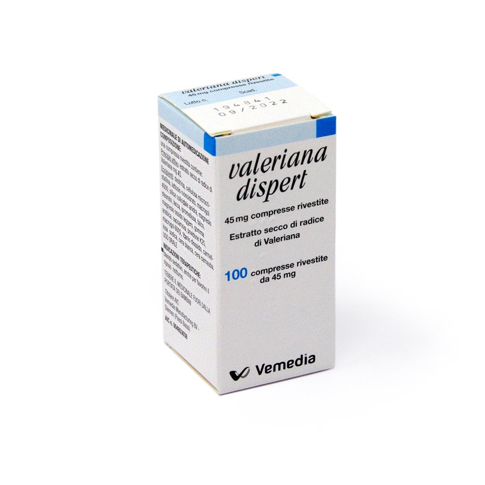 Valeriana Dispert 100 Compresse Rivestite 45mg-3