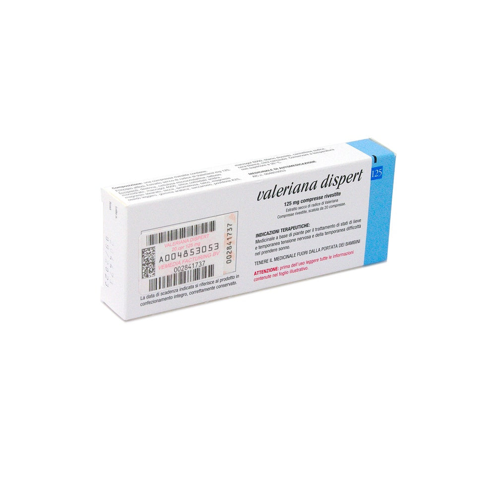 Valeriana Dispert 20 Compresse 125mg  - 6
