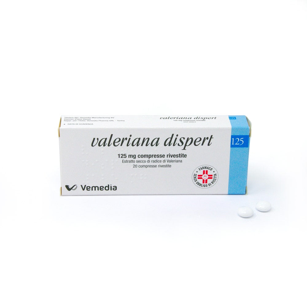 Valeriana Dispert 20 Compresse 125mg  - 8
