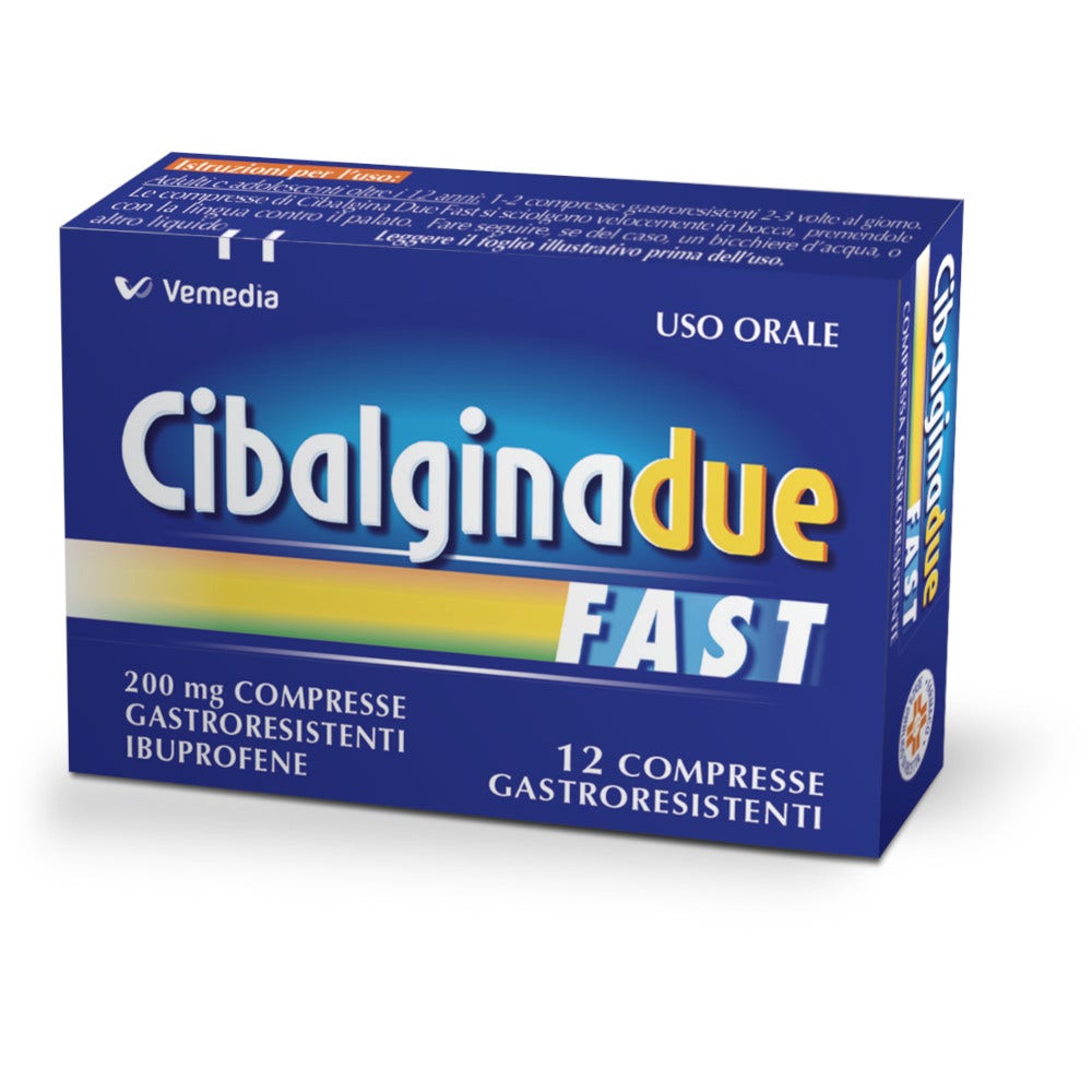 Cibalgina Due Fast 12 Compresse 200mg  - 2