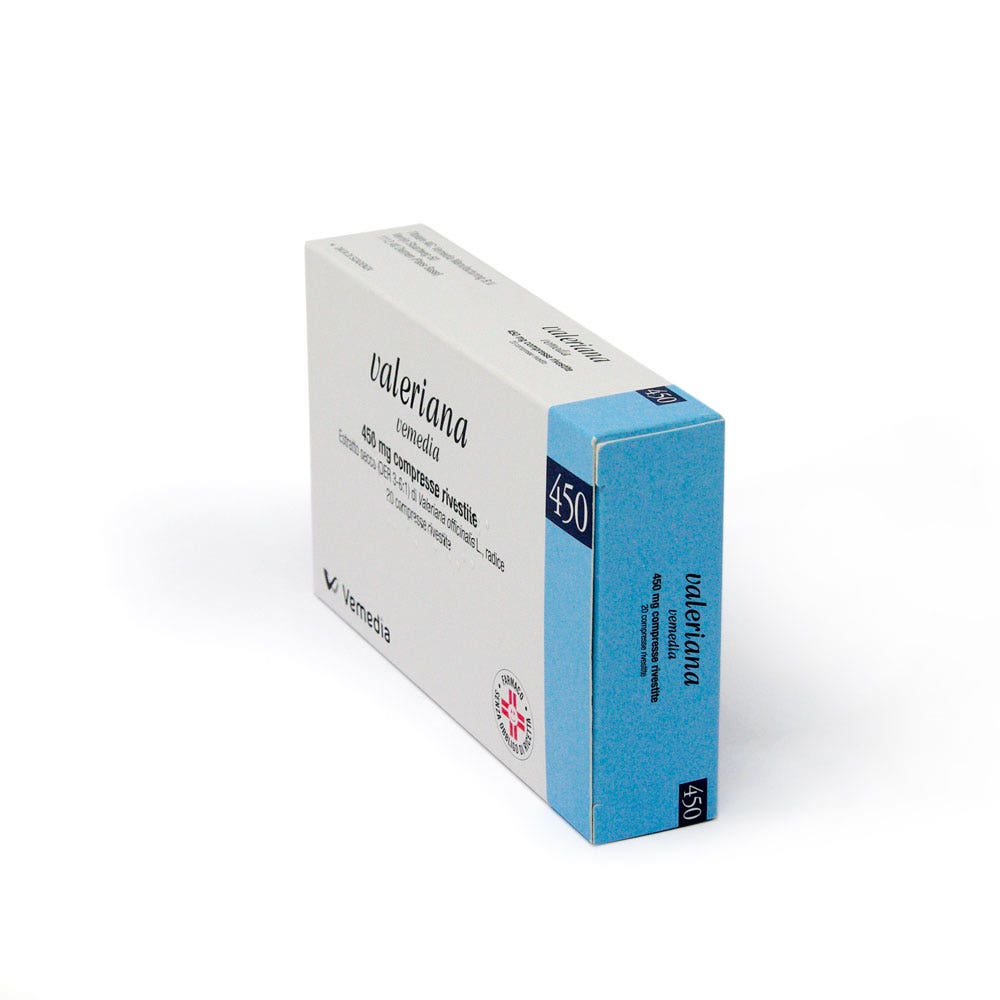 Valeriana Vemedia 20 Compresse Rivestite 450 mg-8