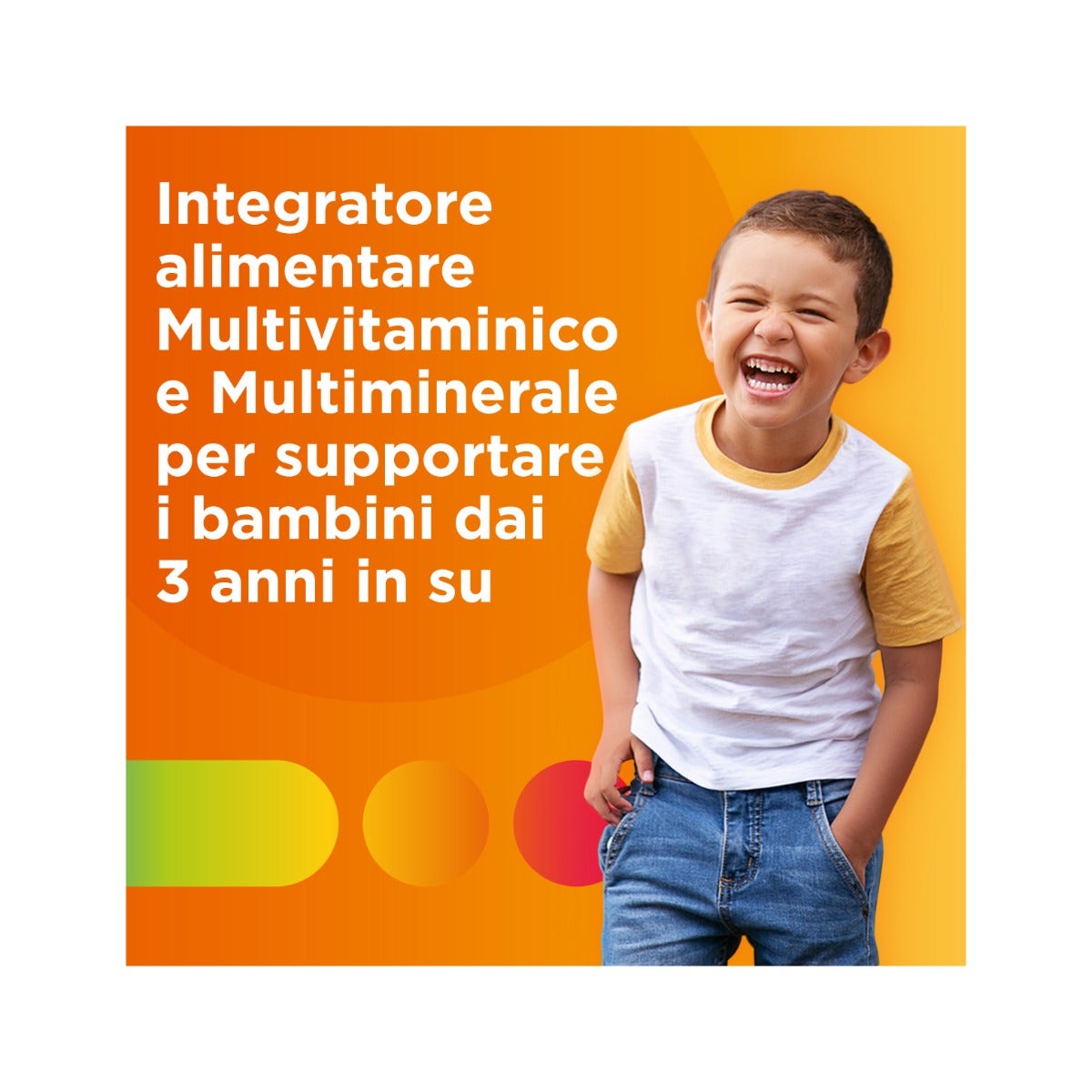 Multicentrum Baby Kids Integratore Multivitaminico Multiminerale Vitamine/Ferro/Calcio Bimbi 3Anni+ 14 Bustine-2