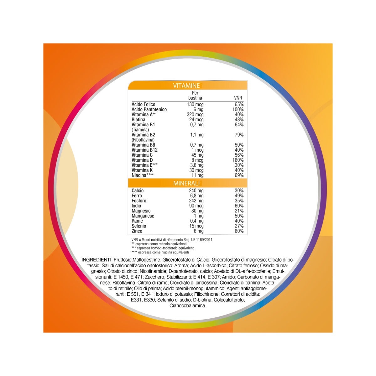 Multicentrum Baby Kids Integratore Multivitaminico Multiminerale Vitamine/Ferro/Calcio Bimbi 3Anni+ 14 Bustine-7