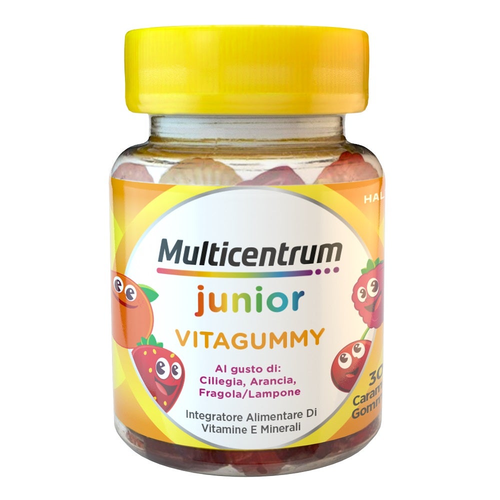 Multicentrum VitaGummy Integratore Vitamine Minerali Bambini 3+ Vitamina D Iodio Ferro 30 Caramelle-0