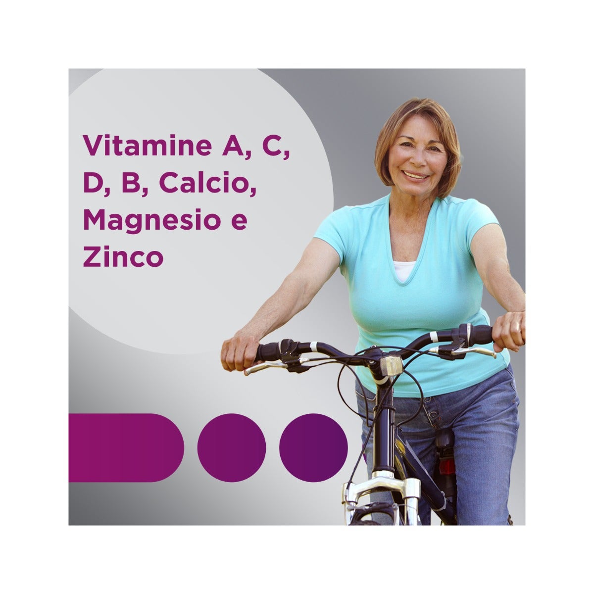 Multicentrum Donna 50+ Integratore Multivitaminico Multiminerale Ferro Calcio Vitamina D D3 30 Compresse-6