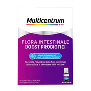 Multicentrum Flora Intestinale Boost Probiotici Integratore Fermenti Lattici Intestino 16 Flaconcini-12