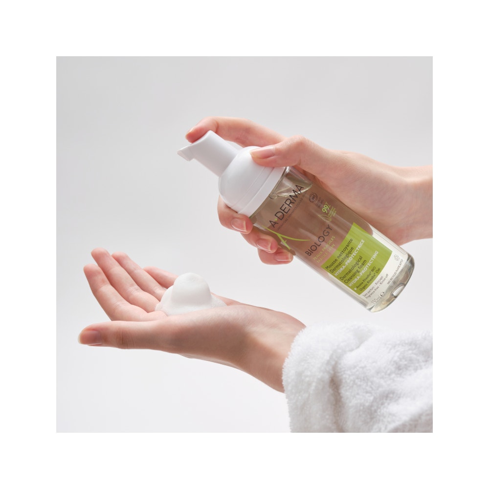 A-Derma Biology Mousse Detergente Dermatologica Idra-protettiva 150ml-8