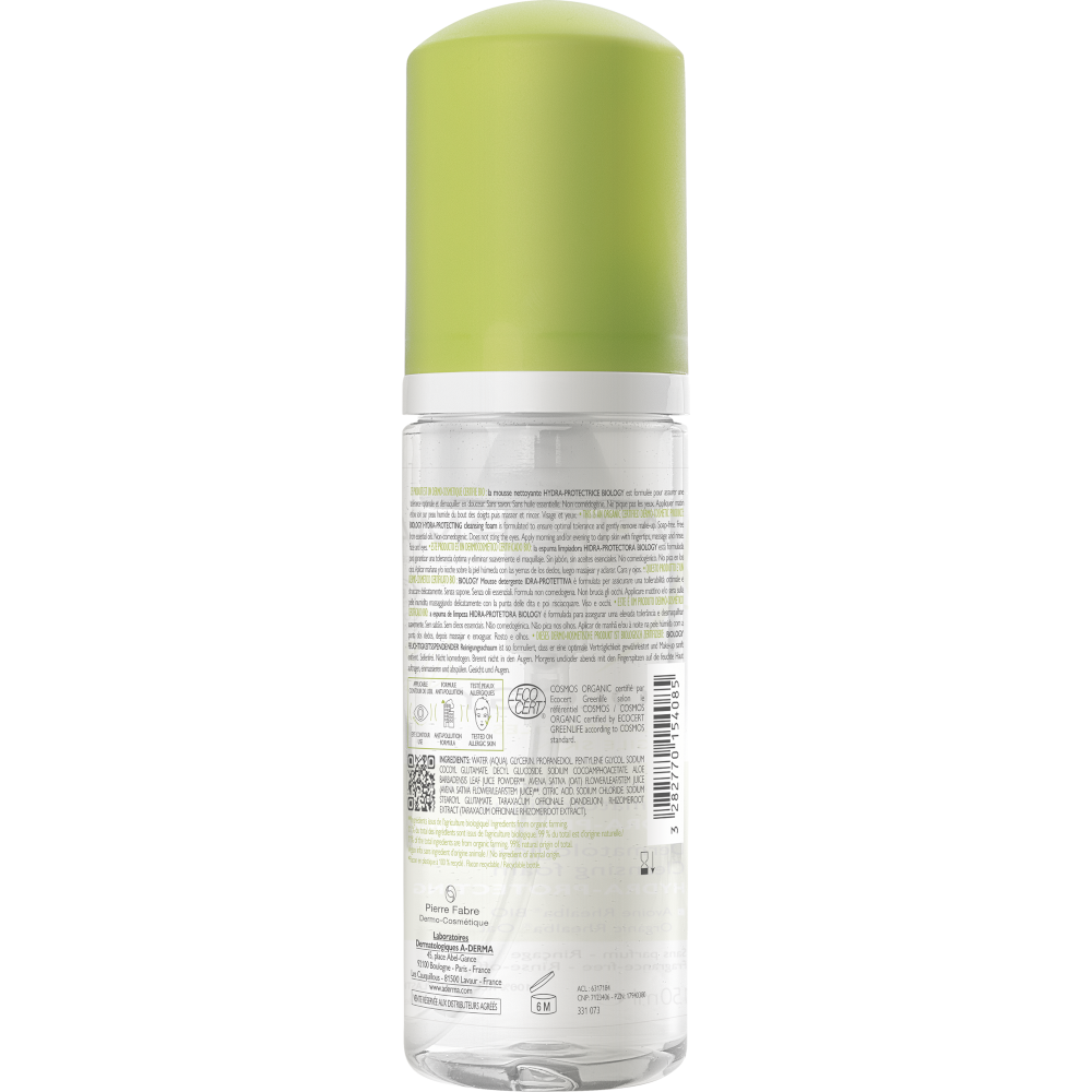 A-Derma Biology Mousse Detergente Dermatologica Idra-protettiva 150ml-2