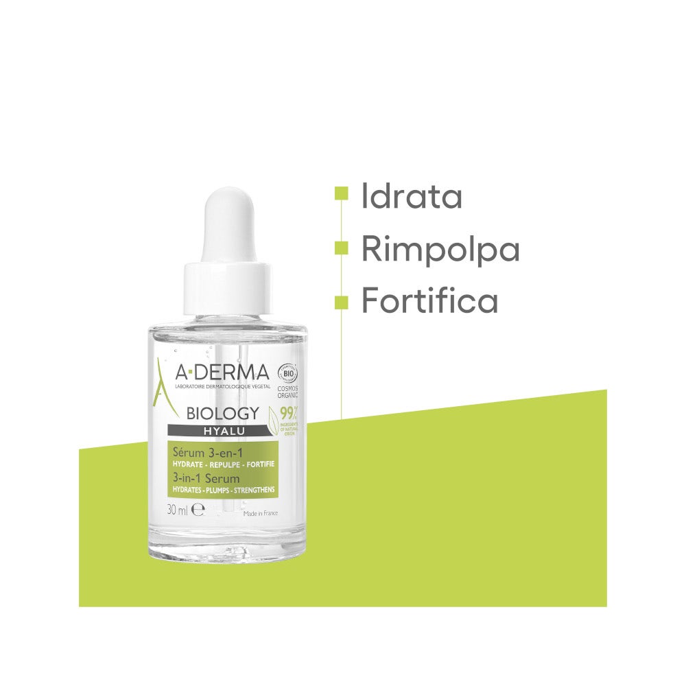 A-Derma Biology Hyalu Siero 3-in-1 Idratante 30ml-3