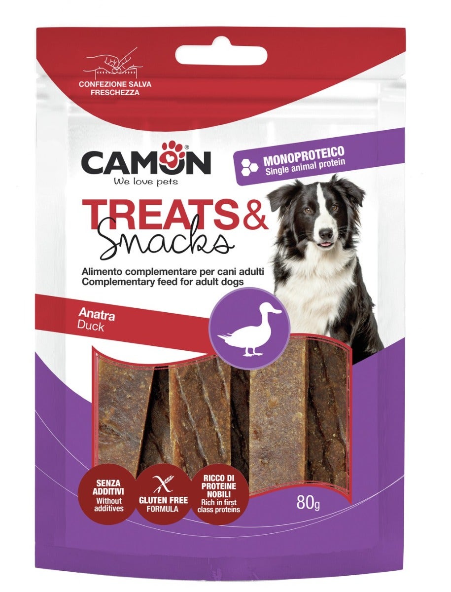 Camon Anatra Jerky Per Cani 80g-2