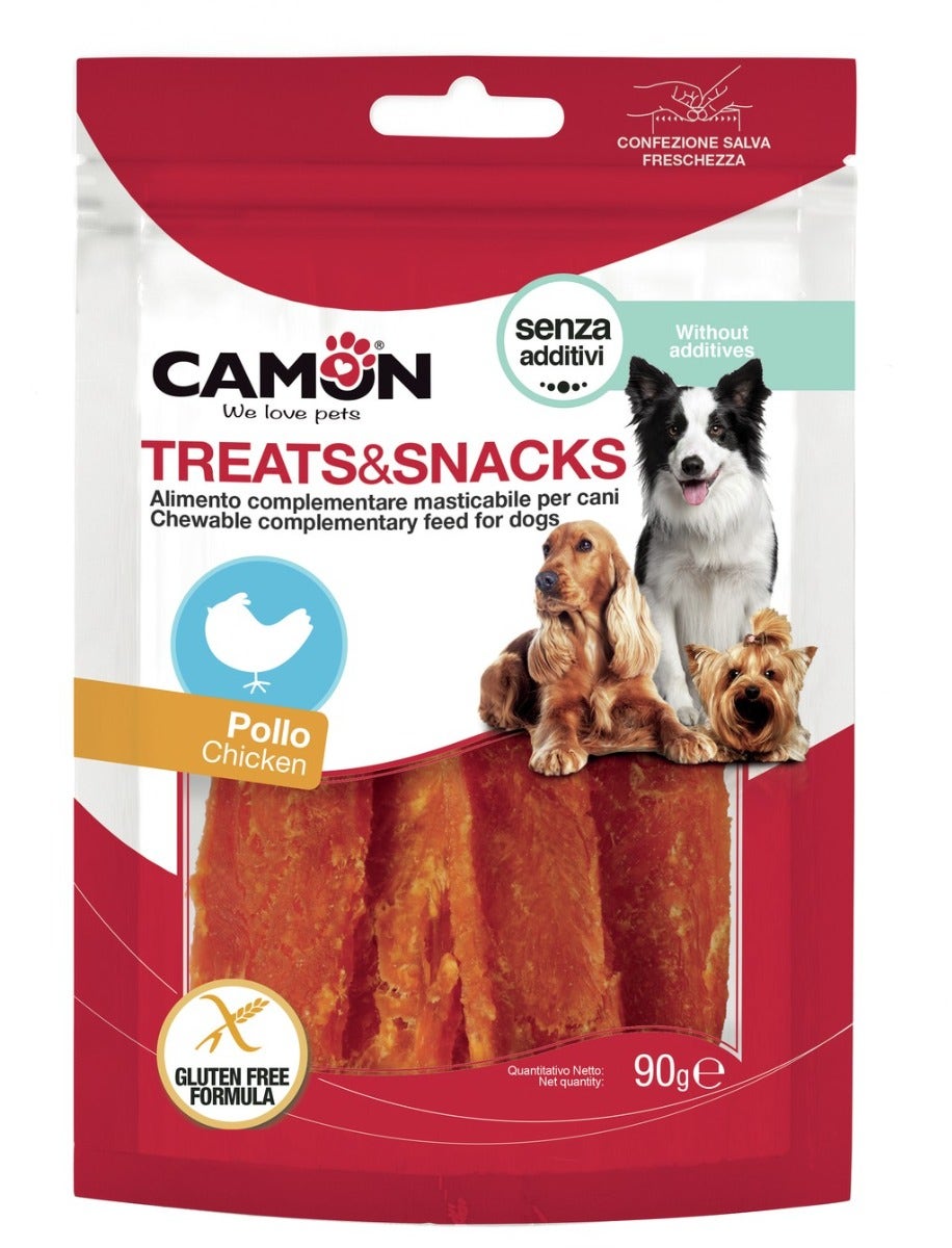 Camon Jerky Di Pollo Croccante Per Cani 90g-2