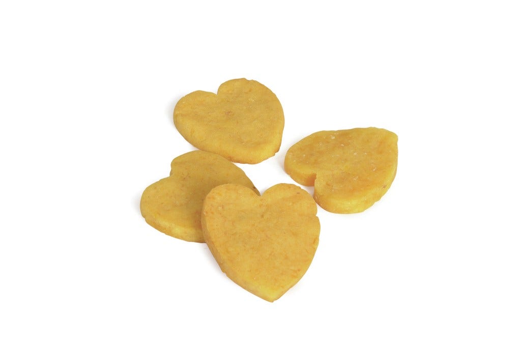 Cemon Bauveg Snack Cuoricini Con Patata Dolce Per Cani 100g 4,5cm-3