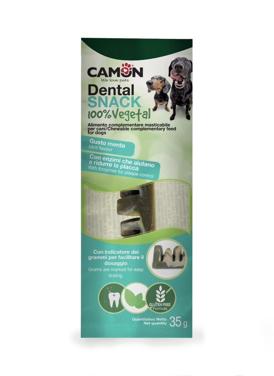 Camon Dental Snack Con Enzimi Attivi Per Cani 35g 12cm-3