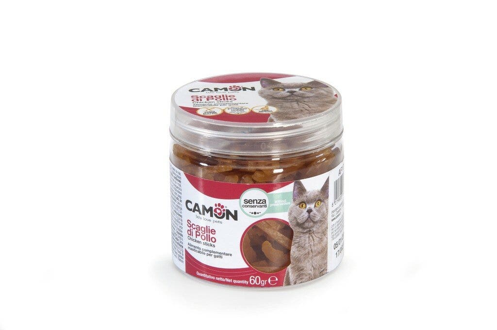 Camon Scaglie Di Pollo Per Gatti Barattolino 60g-4