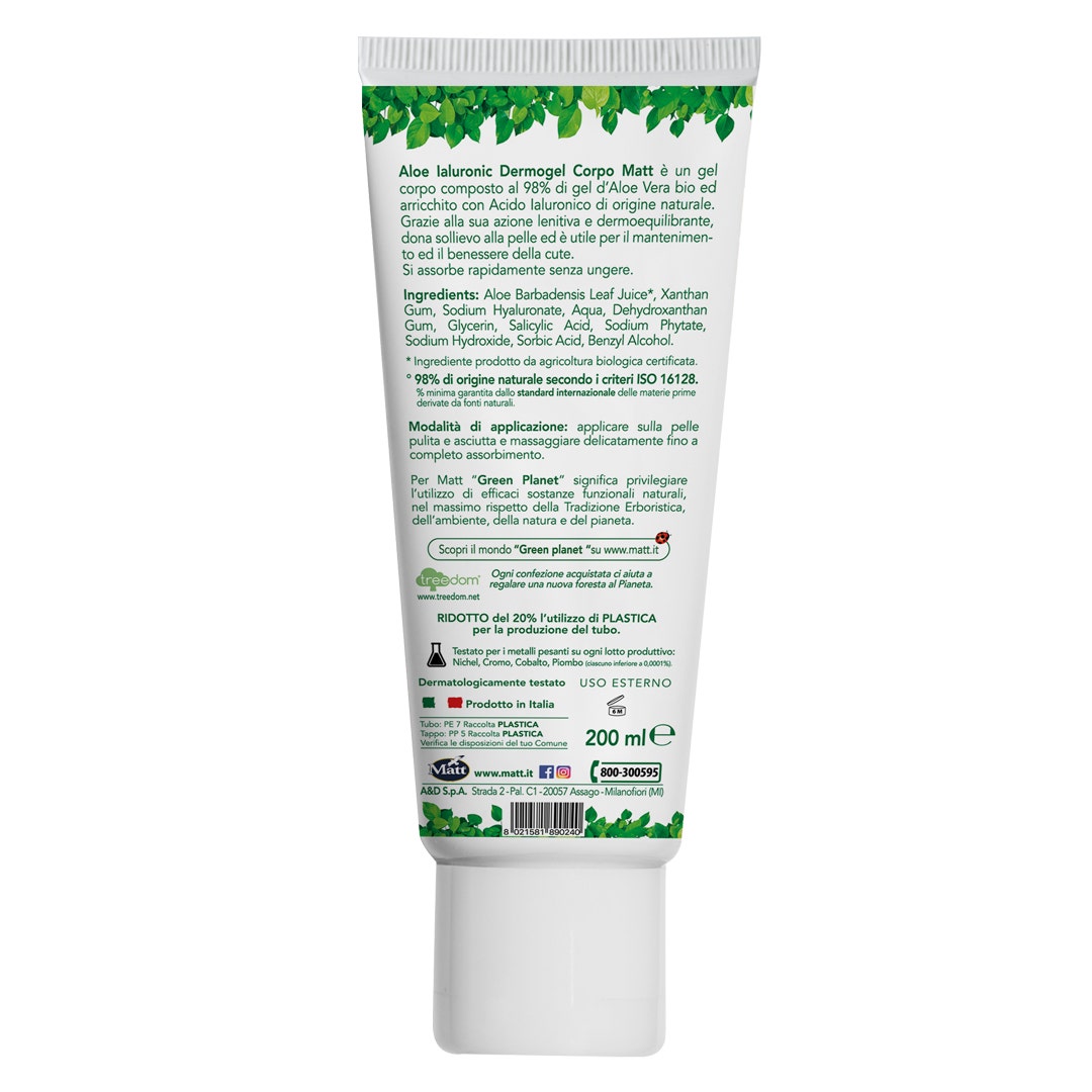 Forsan Aloe Ialuronic Dermogel Corpo 200ml-3