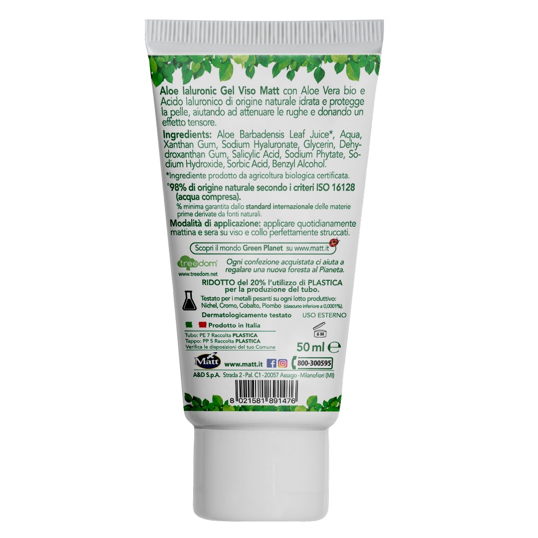 Forsan Aloe Ialuronic Gel Viso Lifting 50ml-5