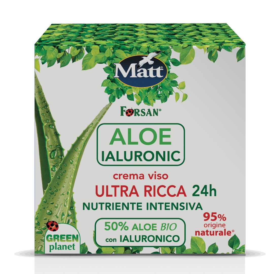 Forsan Aloe Ialuronic Crema Viso Ultra Ricca 50ml-5
