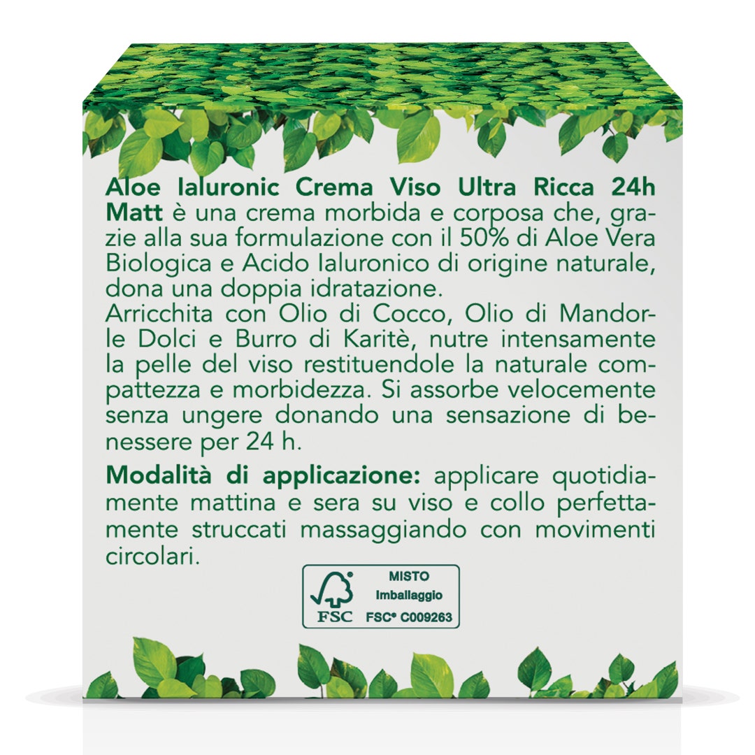 Forsan Aloe Ialuronic Crema Viso Ultra Ricca 50ml-6