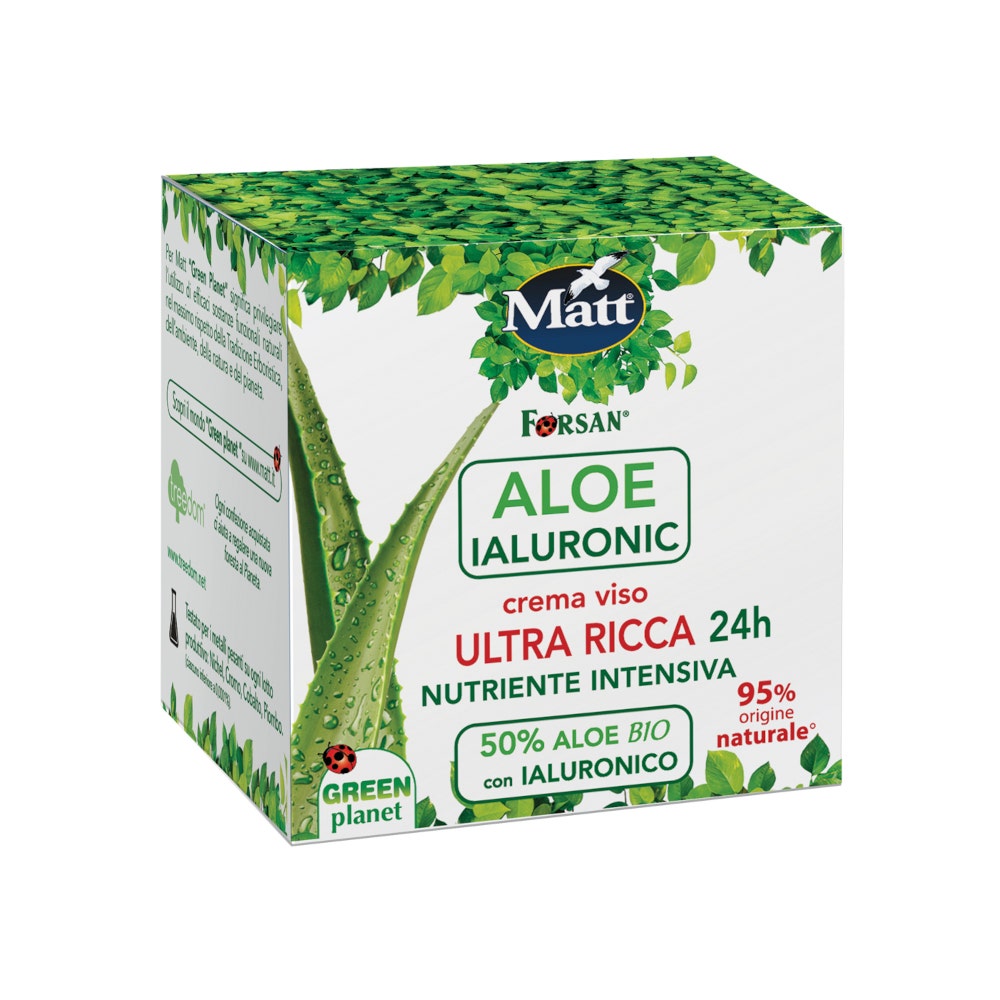Forsan Aloe Ialuronic Crema Viso Ultra Ricca 50ml-9
