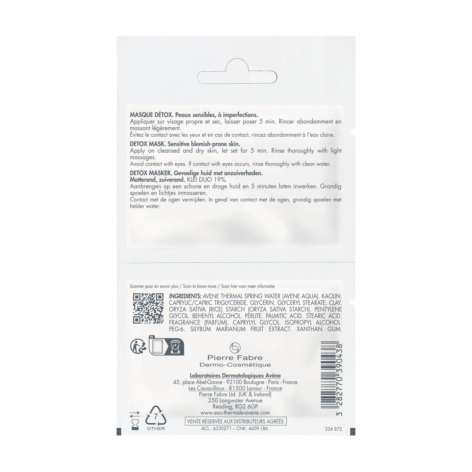 Eau Thermale Avène Cleanance Maschera Detox 2x6ml-2