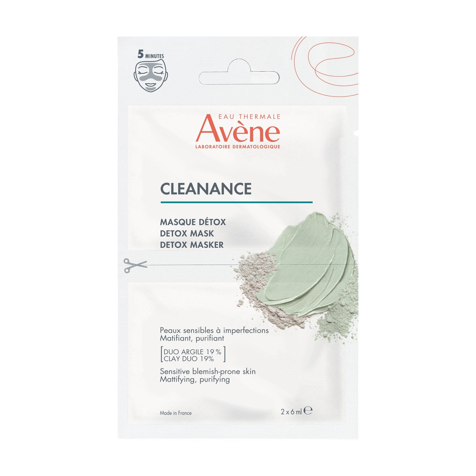 Eau Thermale Avène Cleanance Maschera Detox 2x6ml-1
