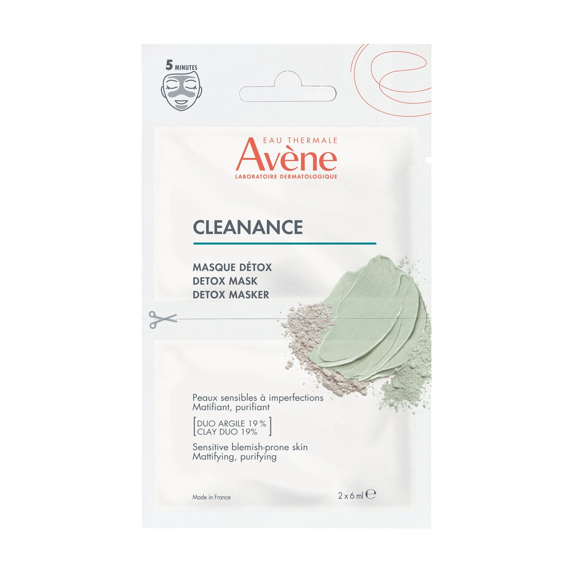 Eau Thermale Avène Cleanance Maschera Detox 2x6ml-1