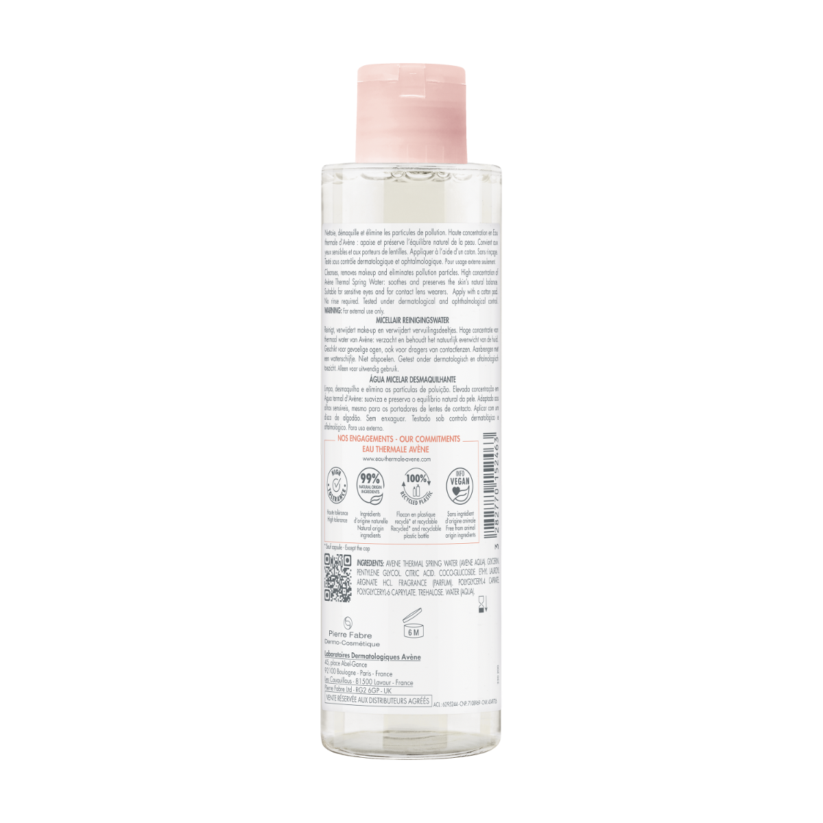 Eau Thermale Avène Les Essentiels Acqua Micellare Detergente Struccante 200ml-1