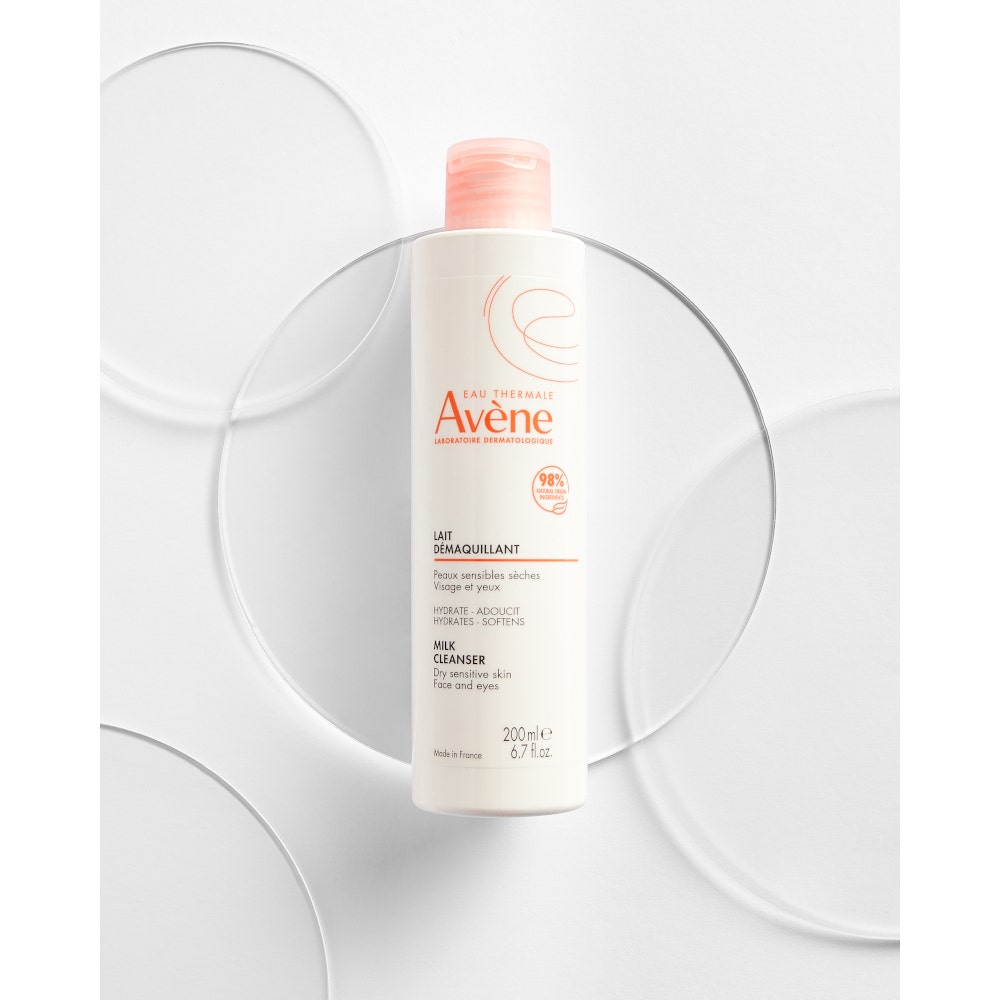 Eau Thermale Avène Les Essentiels Latte Detergente Pelle Sensibile/Secca 200ml-5