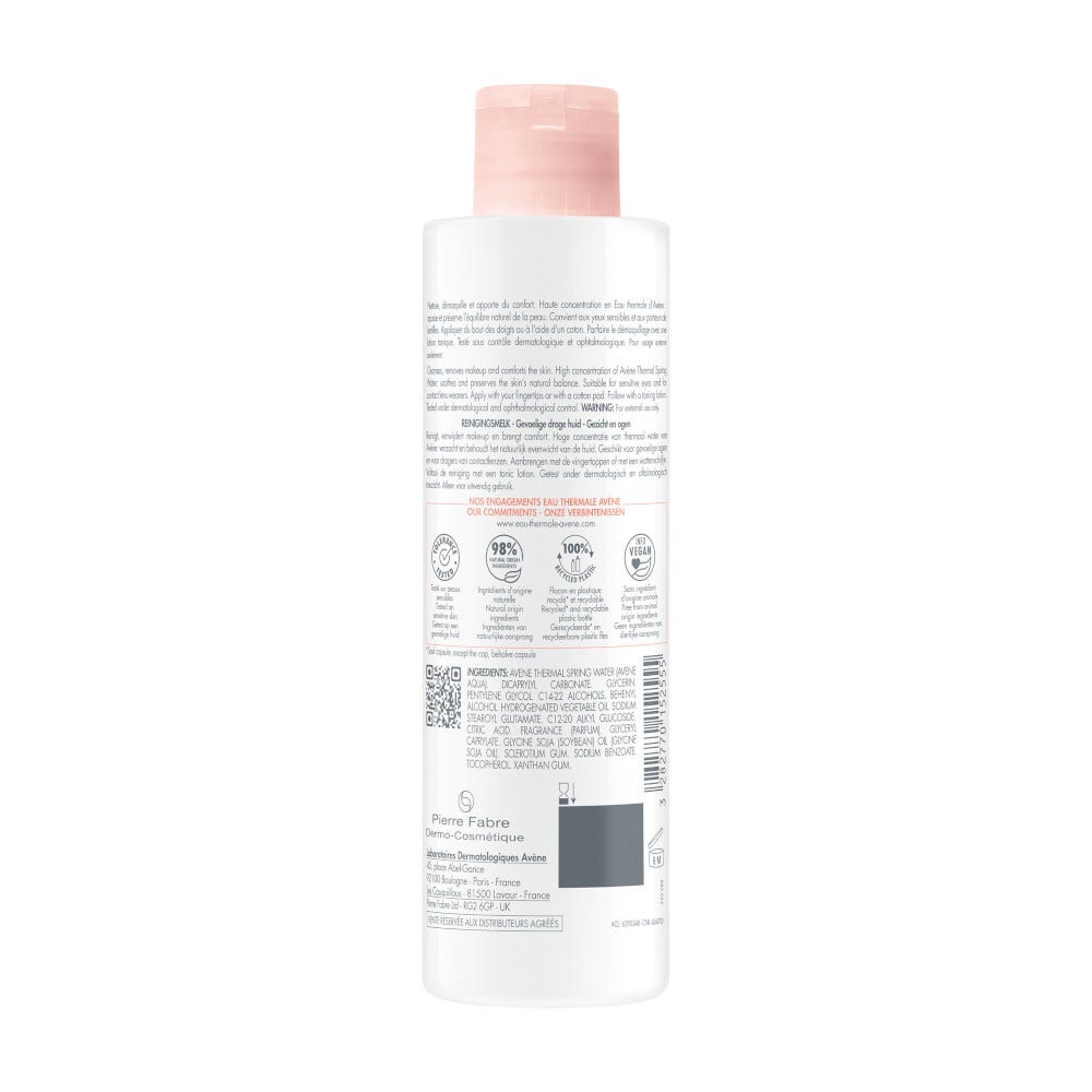 Eau Thermale Avène Les Essentiels Latte Detergente Pelle Sensibile/Secca 200ml-1