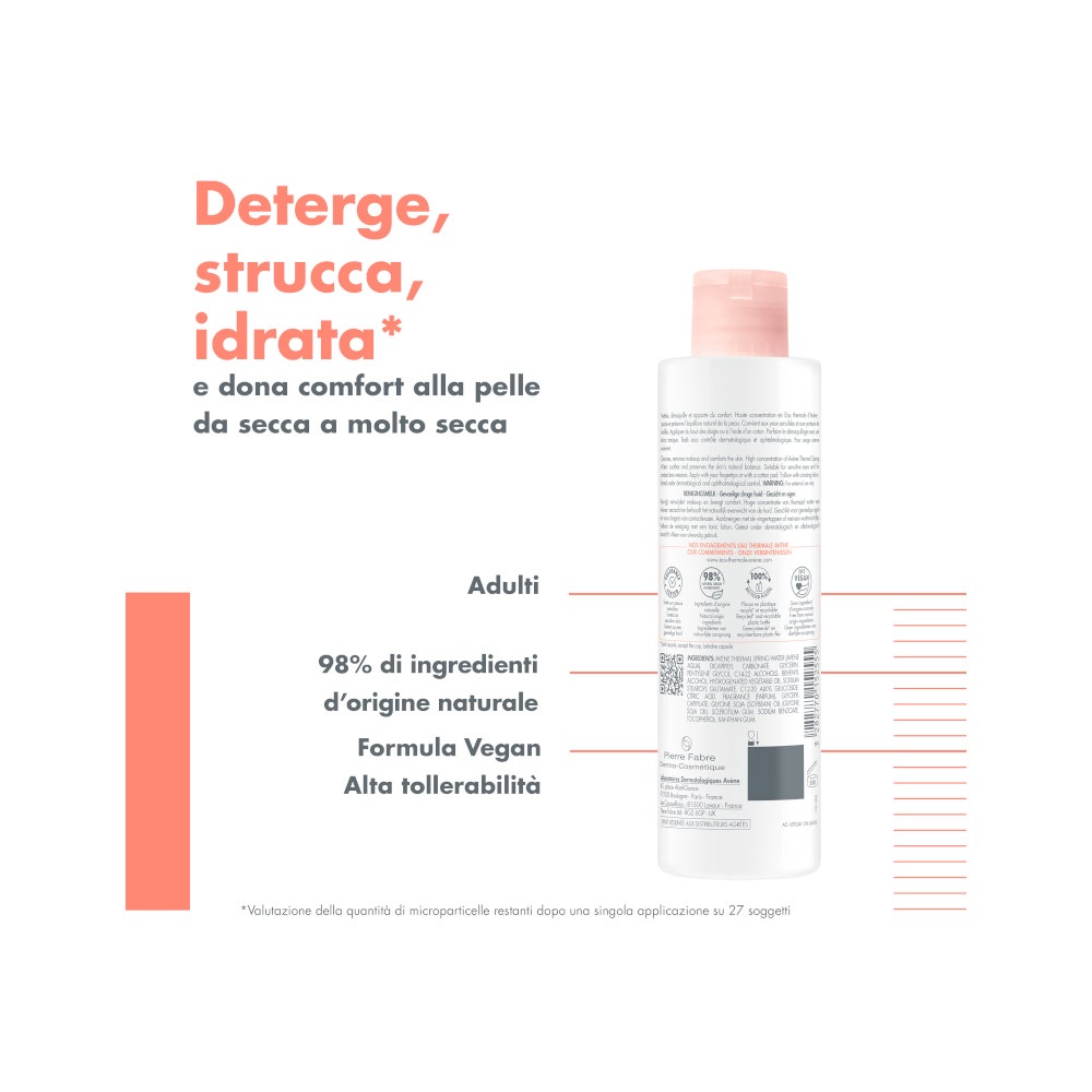 Eau Thermale Avène Les Essentiels Latte Detergente Pelle Sensibile/Secca 200ml-2