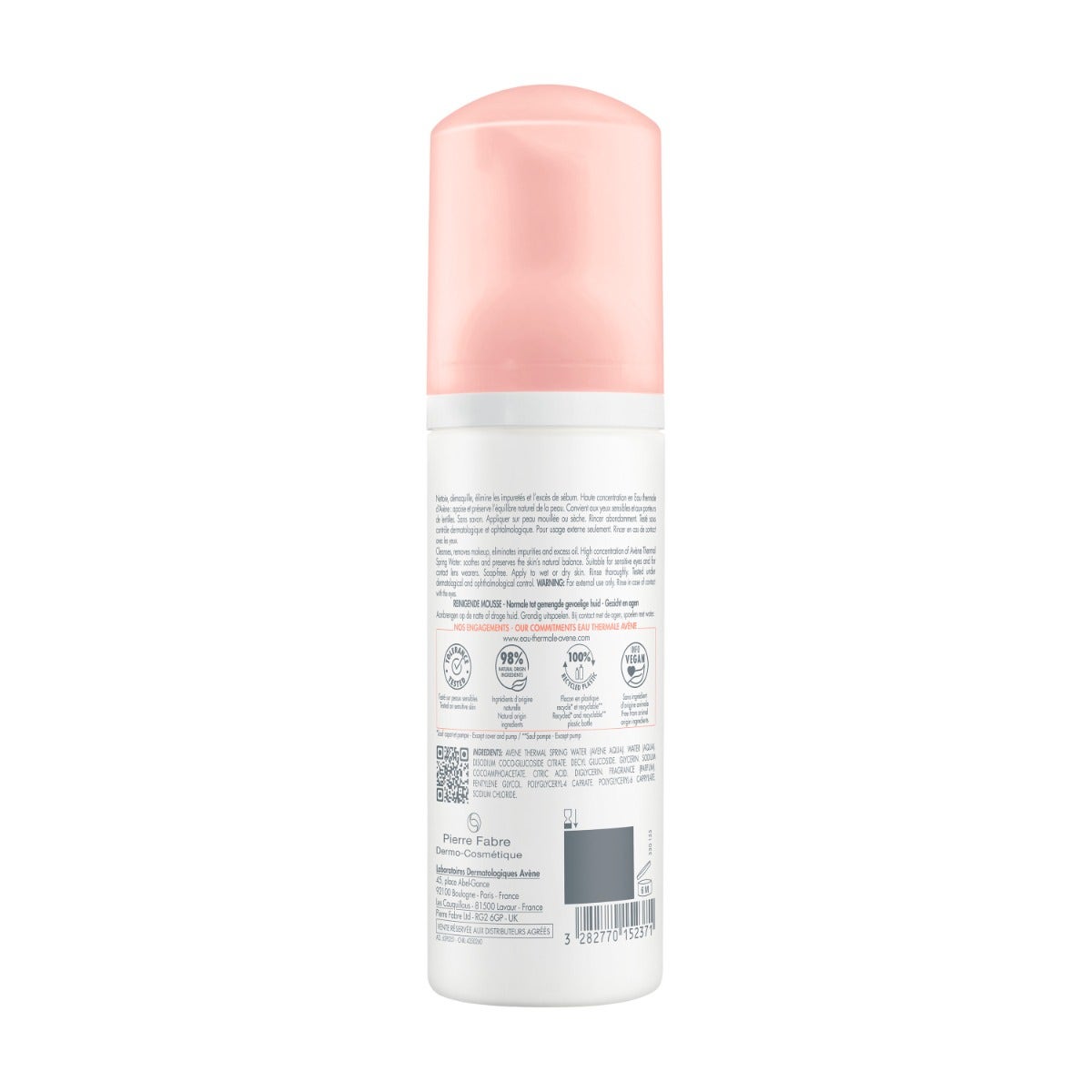 Eau Thermale Avène Les Essentiels Mousse Opacizzante Detergente 150ml-2