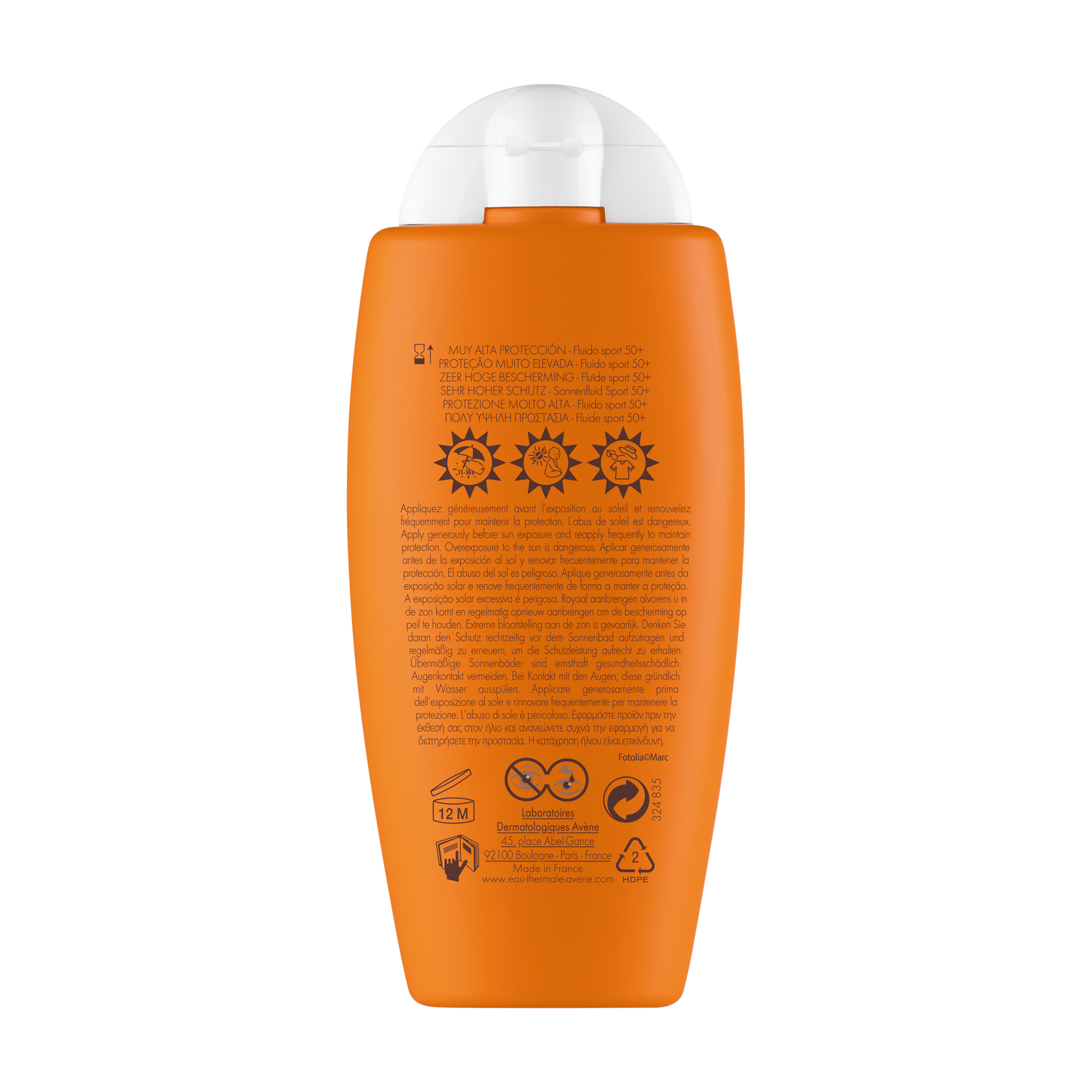 Eau Thermale Avene Protezione Solare Molto Alta Fluido Sport SPF 50+ 100ml-4