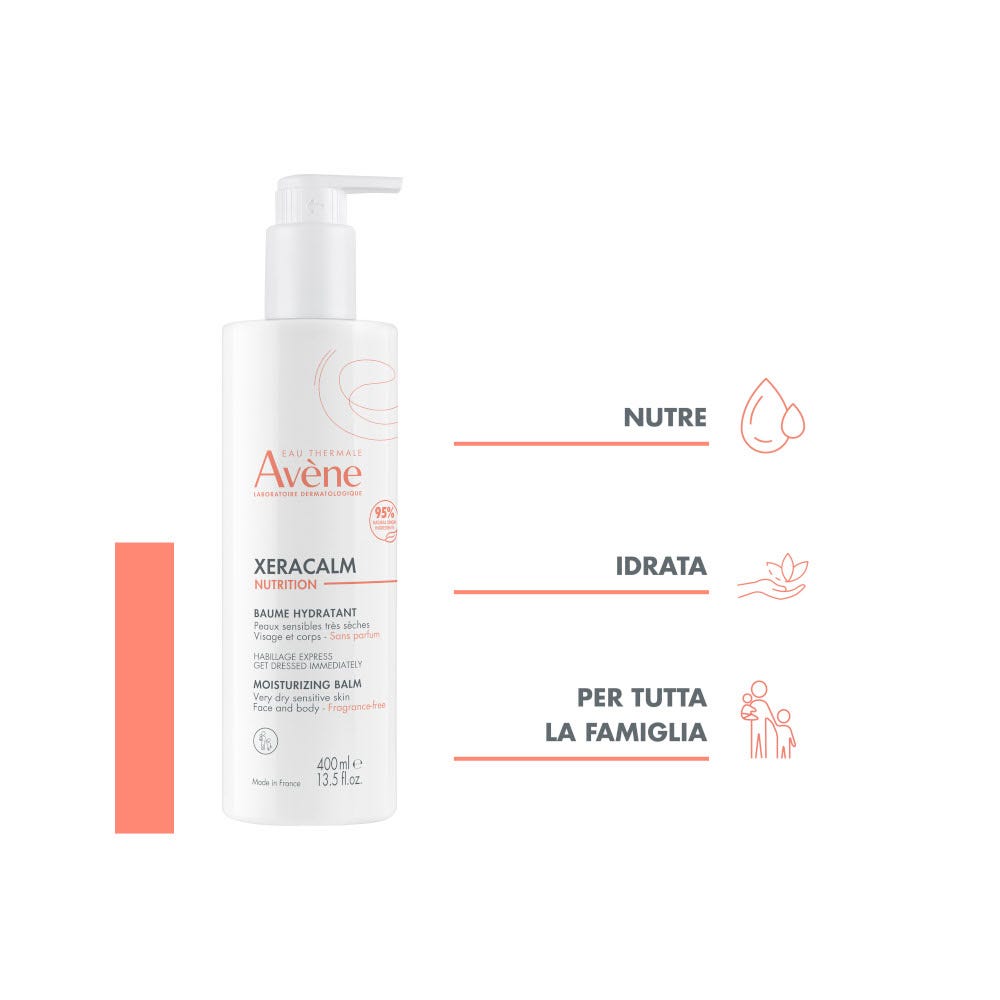 Eau Thermale Avène Xeracalm Nutrition Balsamo Idratante Pelle Molto Secca 400ml-1