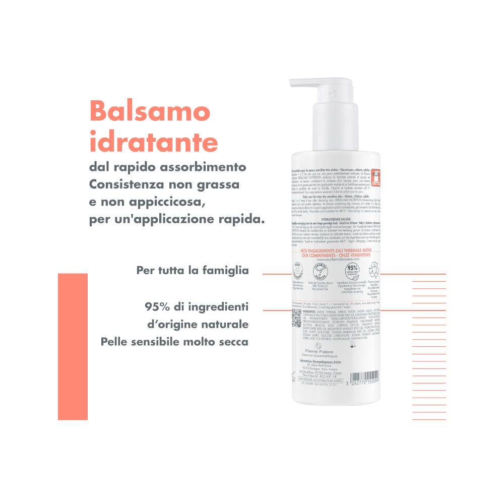 Eau Thermale Avène Xeracalm Nutrition Balsamo Idratante Pelle Molto Secca 400ml-2