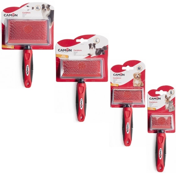 Camon Cardatore Con Denti In Acciaio Punte Arrotondate 12x8cm  - 3