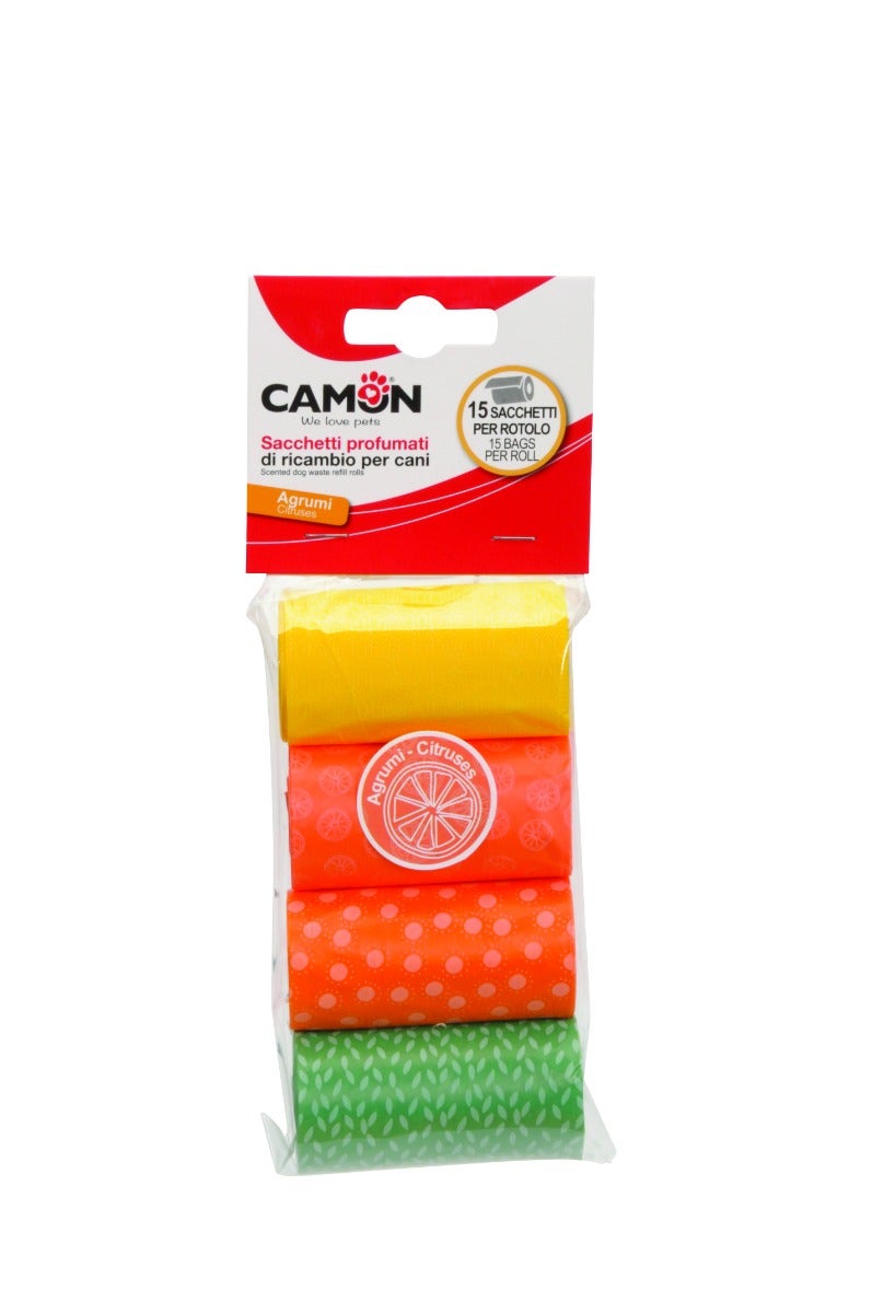 Camon Sacchetti Igienici Colorati Profumati Agli Agrumi 4x15 Pezzi-2