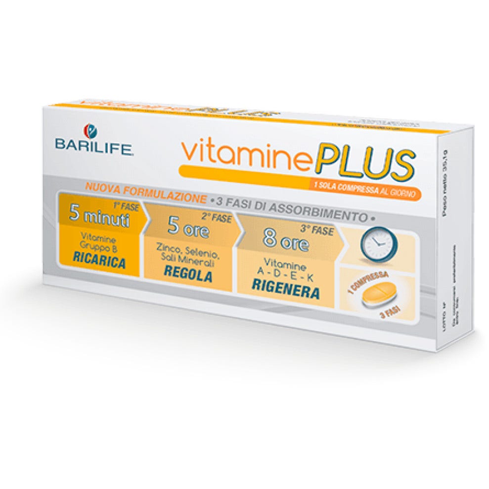 Barilife Vitamine Plus 30 Compresse Trifase  - 2