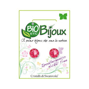 Bioetic Bijoux Orecchino Xirius 7,15 mm Indian Pink 1 Paio  - 1
