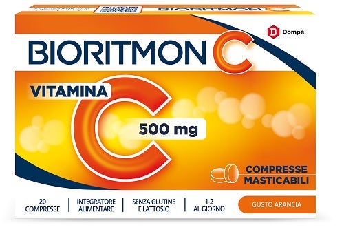 Bioritmon c 500mg Vitamina c 20 Compresse Masticabili-1