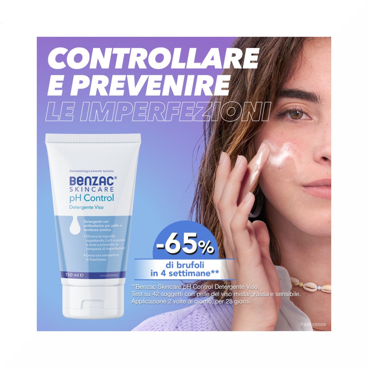 Benzac Skincare Ph Control Detergente Viso Pelle Acneica 150ml-7