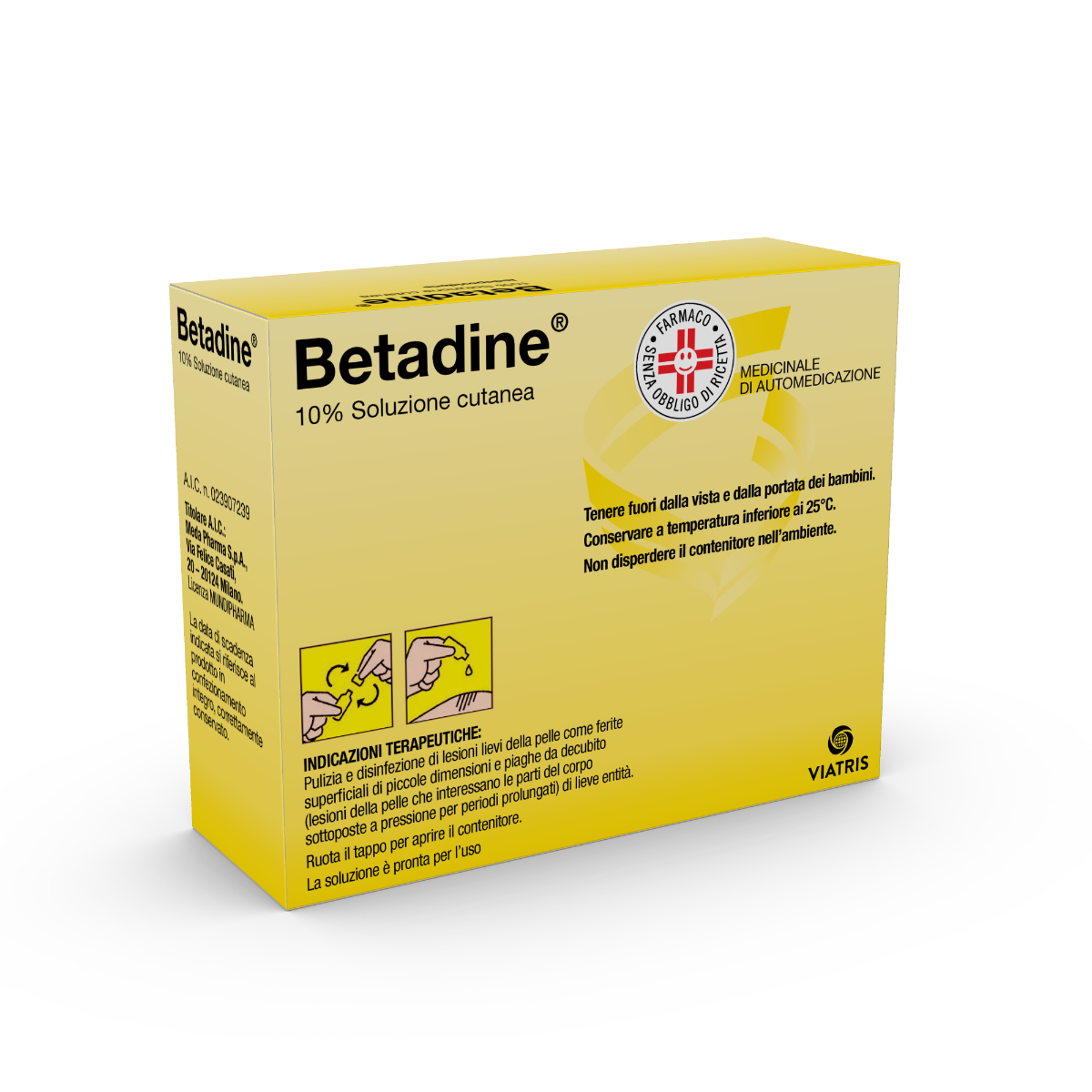 Betadine Soluzione Cutanea 10 Flaconcini Monouso 10ml-8
