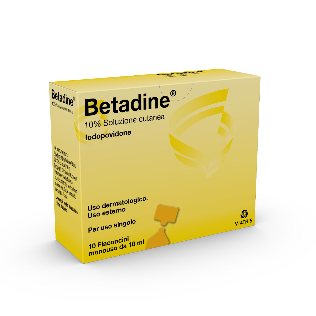 Betadine Soluzione Cutanea 10 Flaconcini Monouso 10ml-7