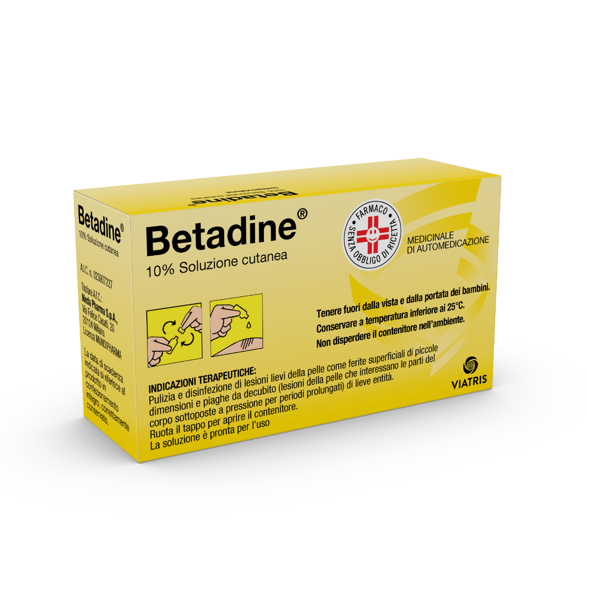 Betadine Soluzione Cutanea 10 Flaconcini Monouso 5ml-4