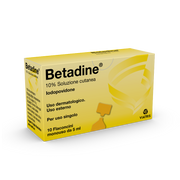 Betadine Soluzione Cutanea 10 Flaconcini Monouso 5ml-2
