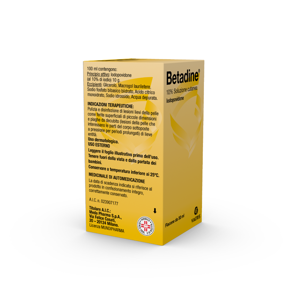 Betadine Soluzione Cutanea Flacone 50ml 10%-3