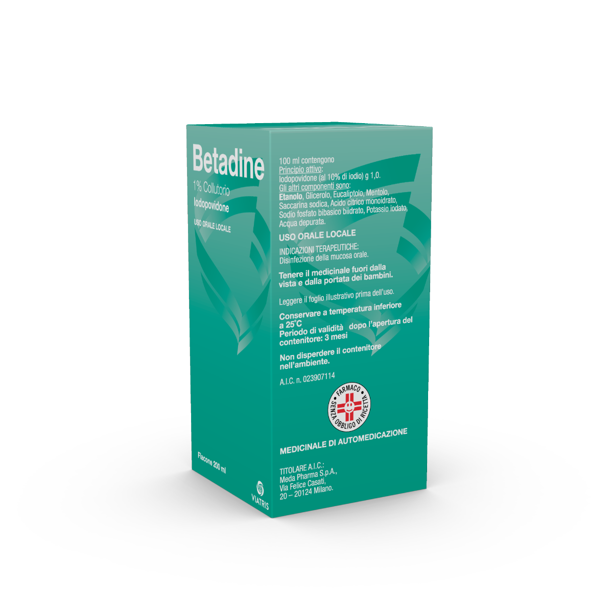 Betadine Collutorio Flacone 200ml 1%-7