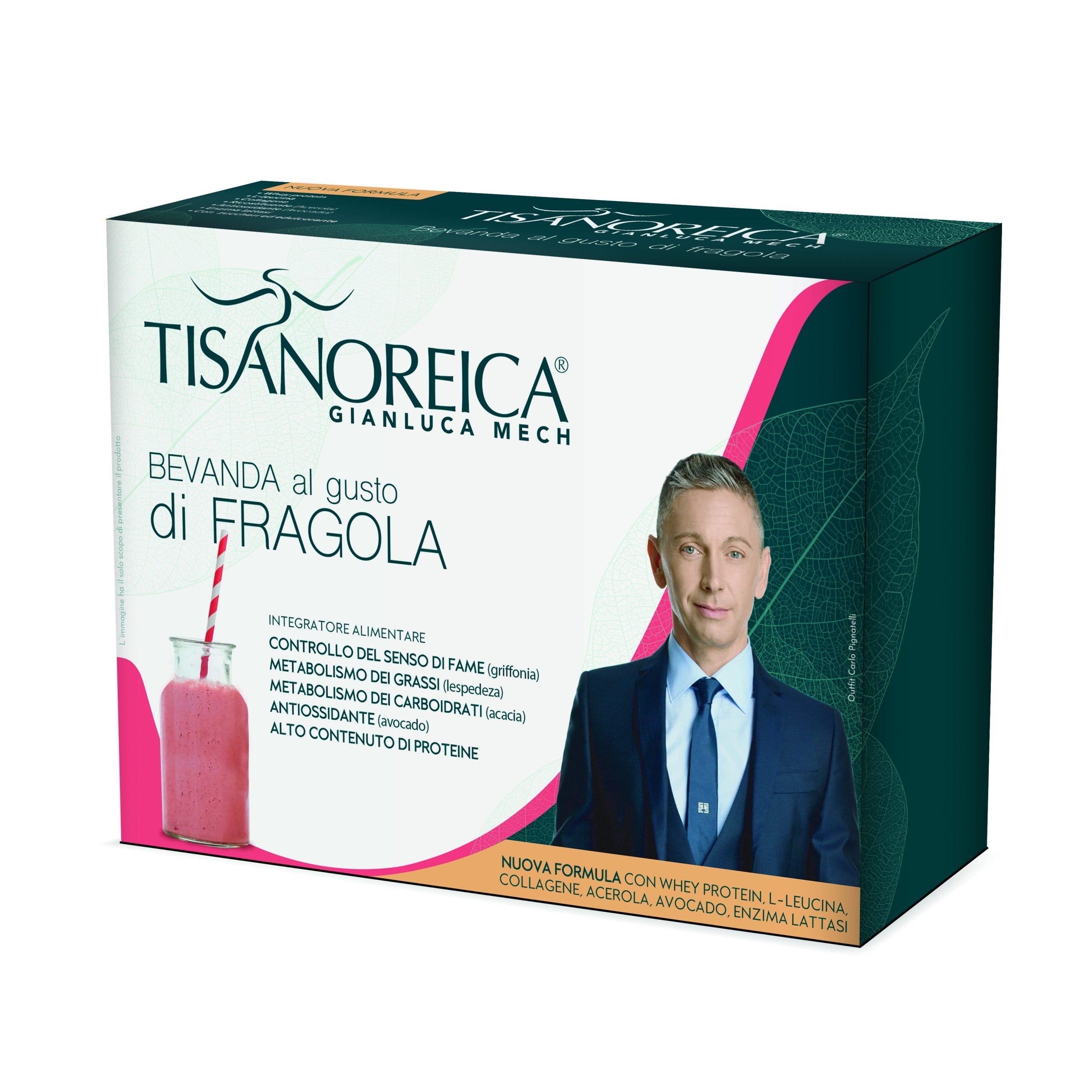 Tisanoreica Bevanda Fragola 4x28g  - 1