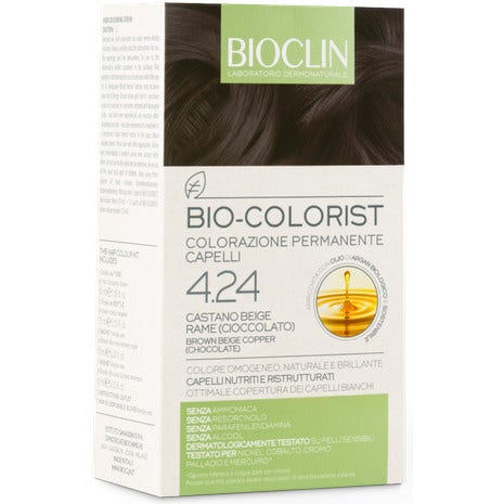 Bioclin Bio Colorist Colorazione Permanente 4.24 Castano Beige Rame  - 2