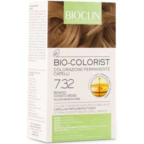 Bioclin Bio Colorist Colorazione Permanente 7.32 Biondo Dorato Beige  - 2