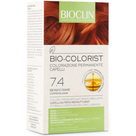 Bioclin Bio Colorist Colorazione Permanente 7.4 Biondo Rame  - 2